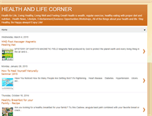 Tablet Screenshot of healthandlifecorner.blogspot.com