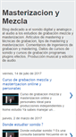 Mobile Screenshot of masterizacionymezcla.blogspot.com