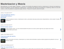 Tablet Screenshot of masterizacionymezcla.blogspot.com