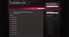 Desktop Screenshot of ccna-exam-cost.blogspot.com