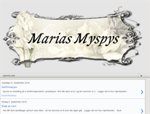 Tablet Screenshot of marias-myspys.blogspot.com