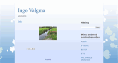 Desktop Screenshot of ingo-valgma.blogspot.com