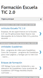 Mobile Screenshot of formacionescuelatic20.blogspot.com