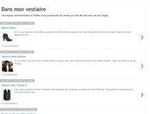 Tablet Screenshot of dansmonvestiaire.blogspot.com