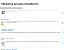 Tablet Screenshot of iampequenosegrandesmissionarios.blogspot.com