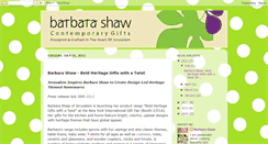 Desktop Screenshot of barbarashawsays.blogspot.com