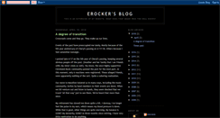 Desktop Screenshot of erocker.blogspot.com