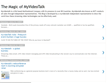 Tablet Screenshot of myvideotalk-magic.blogspot.com