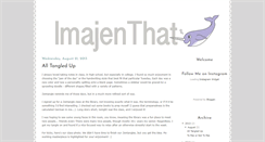 Desktop Screenshot of imajenthat.blogspot.com