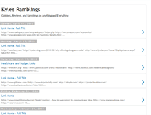 Tablet Screenshot of kylesramblings.blogspot.com