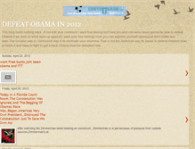 Tablet Screenshot of defeatobama2012.blogspot.com