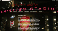 Desktop Screenshot of mylifeasanarsenalfan.blogspot.com