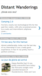Mobile Screenshot of distantwanderings.blogspot.com