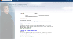 Desktop Screenshot of billyjoelinthenews.blogspot.com