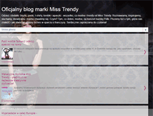 Tablet Screenshot of blogmisstrendy.blogspot.com