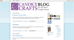 Desktop Screenshot of candicecraftsblog.blogspot.com