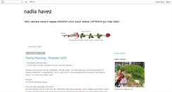 Desktop Screenshot of nadiafitrihavez.blogspot.com