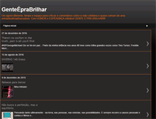 Tablet Screenshot of genteeprabrilhar.blogspot.com