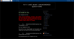 Desktop Screenshot of 911andmanyunansweredquestions.blogspot.com