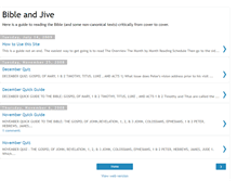 Tablet Screenshot of bibleandjive.blogspot.com