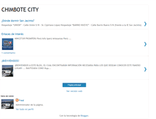 Tablet Screenshot of chimbotecityperu.blogspot.com