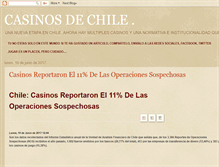 Tablet Screenshot of casinos-chile.blogspot.com