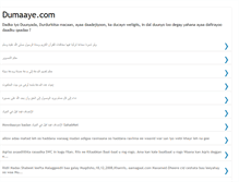 Tablet Screenshot of dumaaye.blogspot.com