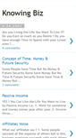 Mobile Screenshot of knowingbiz.blogspot.com