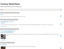 Tablet Screenshot of fantasybasketbear.blogspot.com