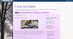 Desktop Screenshot of livesinletters.blogspot.com