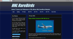 Desktop Screenshot of hnlrarebirds.blogspot.com