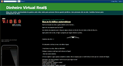 Desktop Screenshot of dinheirovirtualreal.blogspot.com