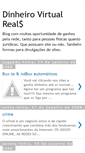 Mobile Screenshot of dinheirovirtualreal.blogspot.com