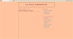 Desktop Screenshot of lapuceparisienne.blogspot.com