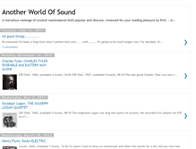 Tablet Screenshot of anotherworldofsound.blogspot.com