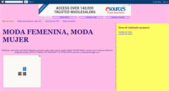 Desktop Screenshot of mundomodafemenina.blogspot.com