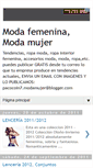 Mobile Screenshot of mundomodafemenina.blogspot.com