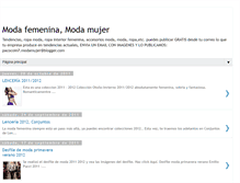 Tablet Screenshot of mundomodafemenina.blogspot.com