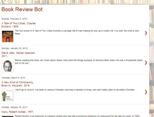 Tablet Screenshot of bookreviewbot.blogspot.com