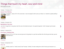 Tablet Screenshot of myheartsoulandmind.blogspot.com