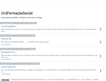 Tablet Screenshot of informacaosocial.blogspot.com