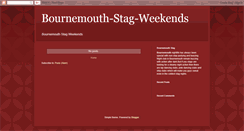 Desktop Screenshot of bournemouth-stag-weekends.blogspot.com