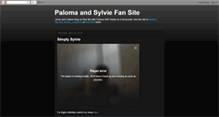 Desktop Screenshot of palomafan.blogspot.com