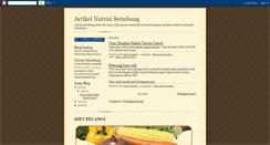 Desktop Screenshot of nutrisiseimbang.blogspot.com