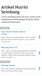 Mobile Screenshot of nutrisiseimbang.blogspot.com