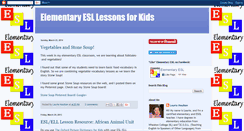 Desktop Screenshot of elementary-esl.blogspot.com