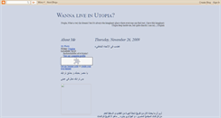 Desktop Screenshot of chaotic-utopia.blogspot.com
