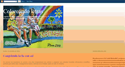 Desktop Screenshot of coloreandoletras.blogspot.com