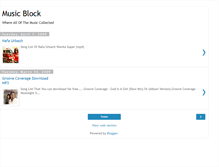 Tablet Screenshot of music-block.blogspot.com
