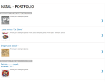 Tablet Screenshot of natal-portfolio.blogspot.com
